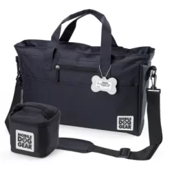 Mobile Dog Gear Day Away Pet Tote Bag, 16 In. X 11 In. X 5 In., Black