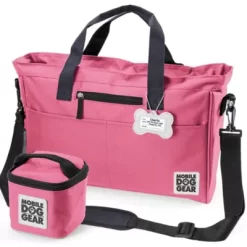 Mobile Dog Gear Day Away Pet Tote Bag, 16 In. X 11 In. X 5 In., Pink