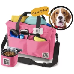 Mobile Dog Gear Day Away Pet Tote Bag, 16 In. X 11 In. X 5 In., Pink -Pet Supply Store 1635978 A6
