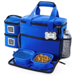 Mobile Dog Gear Week Away Pet Tote Bag, Small, 12 In. X 6 In. X 11 In., Blue