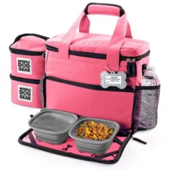 Mobile Dog Gear Week Away Pet Tote Bag, Small, 12 In. X 6 In. X 11 In., Pink
