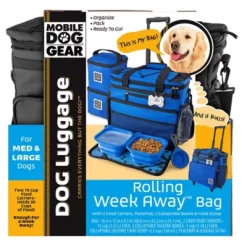 Mobile Dog Gear Rolling Week Away Dog Travel Bag -Pet Supply Store 1635988 A4