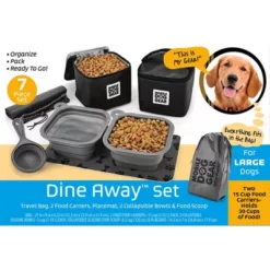 Mobile Dog Gear Dine Away Dog Travel Food Set -Pet Supply Store 1635993 A4