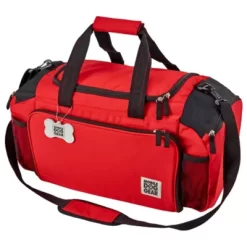 Mobile Dog Gear Ultimate Week Away Dog Duffle Bag, 20 In. X 10.5 In. X 10 In., Red -Pet Supply Store 1635996 A5