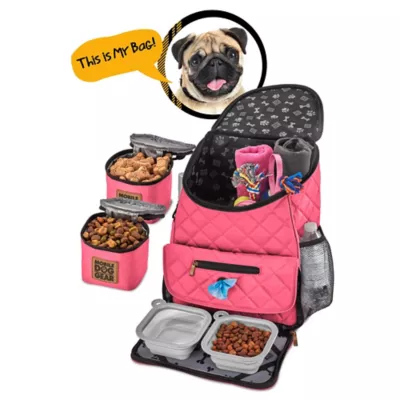 Mobile Dog Gear Weekender Dog Travel Backpack, 13 In. X 16 In. X 7 In., Pink 8 Mobile Dog Gear Weekender Dog Travel Backpack, 13 In. X 16 In. X 7 In., Pink - Image 8