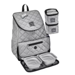 Mobile Dog Gear Weekender Dog Travel Backpack, 13 In. X 16 In. X 7 In., Gray
