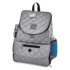 Mobile Dog Gear Weekender Dog Travel Backpack, 13 In. X 16 In. X 7 In., Gray -Pet Supply Store 1636001 A4