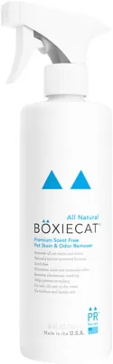 Boxiecat Premium Unscented Pet Stain And Odor Remover, 24 Oz.