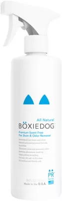 Boxiecat Boxiedog Premium Scent-Free Pet Stain And Odor Remover, 24 Oz.