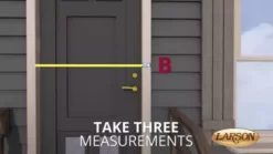 Larson Pet Storm Door, Almond -Pet Supply Store 1653025 VIDEO 1 480x270 1200k