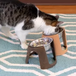 SportPet Raised Stainless Steel Pet Bowls, 1 Cup, 2-Bowls -Pet Supply Store 1683755 A5