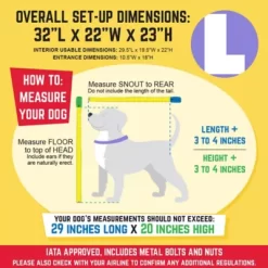 New! SportPet 23 In. X 22 In. X 32 In. Large Dog Kennel -Pet Supply Store 1683781 A2