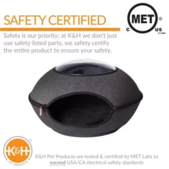 K&H Pet Products Thermo Lookout Pod Heated Cat Bed -Pet Supply Store 1701162 A5