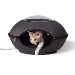 K&H Pet Products Thermo Lookout Pod Heated Cat Bed -Pet Supply Store 1701162 A7