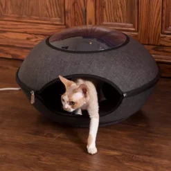 K&H Pet Products Thermo Lookout Pod Heated Cat Bed -Pet Supply Store 1701162 A9