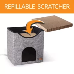 K&H Pet Products Thermo-Kitty Playhouse -Pet Supply Store 1701168 A3