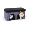 K&H Pet Products Thermo-Kitty Duplex Pet Shelter, 12 In. X 24 In. X 12 In.