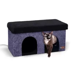 K&H Pet Products Thermo-Kitty Duplex Pet Shelter, 12 In. X 24 In. X 12 In. -Pet Supply Store 1701169 A7