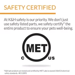 K&H Pet Products Mother's Heartbeat Heated Pet Bed And Heart Pillow -Pet Supply Store 1701171 A5