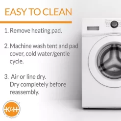 K&H Pet Products Thermo Tent Outdoor Heated Pet Shelter -Pet Supply Store 1701185 A3