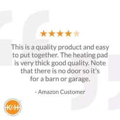 K&H Pet Products Thermo Tent Outdoor Heated Pet Shelter -Pet Supply Store 1701185 A6