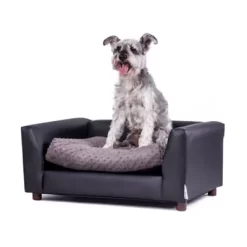 Keet Fluffy Deluxe Sofa Dog Bed, Medium -Pet Supply Store 1725095 A2