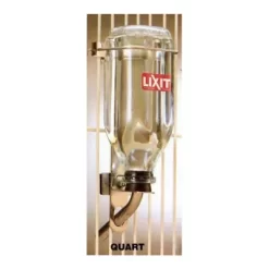 Lixit Medium Tube Glass Small Animal Water Bottle, 16 Oz., 0.38 In.