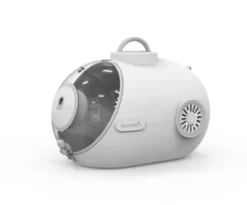 McLovin's Submarine Pet Carrier With LED Light, White