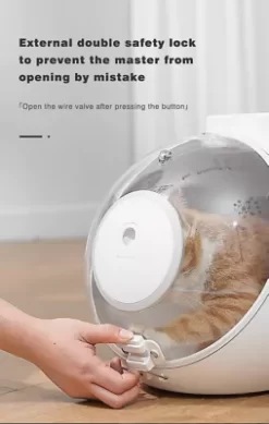 McLovin's Submarine Pet Carrier With LED Light, White -Pet Supply Store 1741511 A3