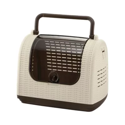 Richell Faux Wicker Pet Carrier 1 Richell Faux Wicker Pet Carrier