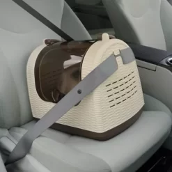 Richell Faux Wicker Pet Carrier 13 Richell Faux Wicker Pet Carrier -Pet Supply Store 1752995 A6