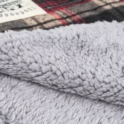 Touchdog 2-in-1 Tartan Plaided Dog Jacket With Matching Reversible Dog Mat -Pet Supply Store 1789563 A6