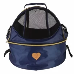 Pet Life Air-Venture Dual-Zip Airline Approved Panoramic Circular Travel Pet Dog Carrier