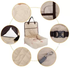 Pet Life Pawtrol Dual Converting Travel Safety Carseat And Pet Bed -Pet Supply Store 1790422 A3