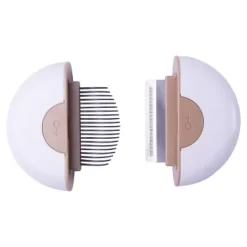 Pet Life LYNX 2-in-1 Travel Connecting Grooming Pet Comb And Deshedder, Small, Brown, GR1BRSM -Pet Supply Store 1790717 A4