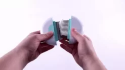 Pet Life LYNX 2-in-1 Travel Connecting Grooming Pet Comb And Deshedder, Small, Green, GR1GNSM -Pet Supply Store 1790721 VIDEO 1 480x270 1200k