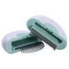 Pet Life LYNX 2-in-1 Travel Connecting Grooming Pet Comb And Deshedder, Large, Green, GR1GNLG