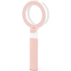 Pet Life WAGNIFY 360 Degree And Multi-Directional Modern Grooming Pet Rake Comb, Pink, GR2PKMD