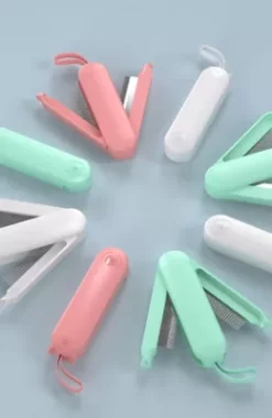 Pet Life JOYNE Multi-Functional 2-in-1 Swivel Travel Pet Grooming Comb And Deshedder, Pink, GR3PKMD -Pet Supply Store 1790727 A4