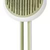 Pet Life Concepto Modern Bristle Grooming Pet Deshedder Comb, Green, GR4GN