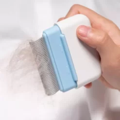 Pet Life Zipocket 2-in-1 Underake And Stainless Steel Travel Grooming Pet Comb, Gray, GR5GY -Pet Supply Store 1790733 A6