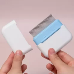 Pet Life Zipocket 2-in-1 Underake And Stainless Steel Travel Grooming Pet Comb, Gray, GR5GY -Pet Supply Store 1790733 A8