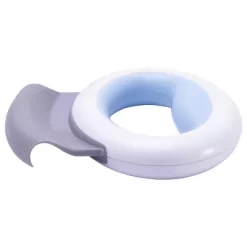 Pet Life Knuckler Handheld Travel Flexible Grooming Pet Rake Comb, Blue, GR6BL