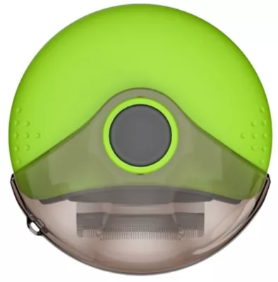 Pet Life Axler Triple Rotating Rake Deshedder And Dematting Grooming Pet Comb, Green, GR7GN 2 Pet Life Axler Triple Rotating Rake Deshedder And Dematting Grooming Pet Comb, Green, GR7GN - Image 2