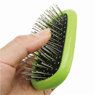 Pet Life Conversion 5-in-1 Interchangeable Dematting And Deshedding Bristle Pin And Massage Grooming Pet Comb, Green, GR8GN 6 Pet Life Conversion 5-in-1 Interchangeable Dematting And Deshedding Bristle Pin And Massage Grooming Pet Comb, Green, GR8GN - Image 6