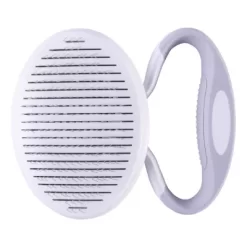 Pet Life Gyrater Travel Self-Cleaning Swivel Grooming Slicker Pet Brush, GR10 -Pet Supply Store 1790747 A2