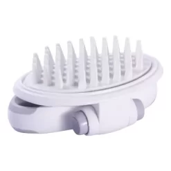 Pet Life Gyrater Swivel Travel Silicone Massage Grooming Pet Brush, GR12 -Pet Supply Store 1790749 A3