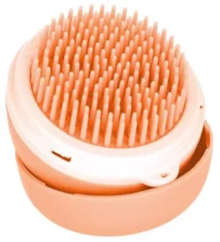 Pet Life Bravel 3-in-1 Travel Pocketed Dual Grooming Brush And Pet Comb, Orange, GR52OR -Pet Supply Store 1790792 A1