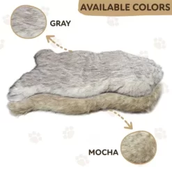 Precious Tails Luxe Fur Pet Mat 5 Precious Tails Luxe Fur Pet Mat -Pet Supply Store 1858811 A2