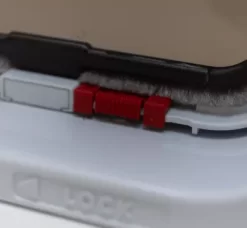 Cat Mate Locking Cat Door With 2 In. Wall Liner, White -Pet Supply Store 1866864 A4